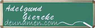 Adelgund Giercke Visitenkarte